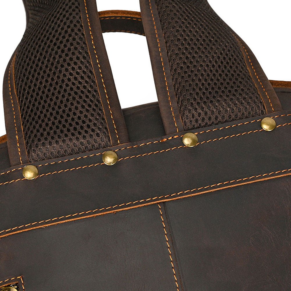 Statesman Leather Travel Backpack - Moderno Collections