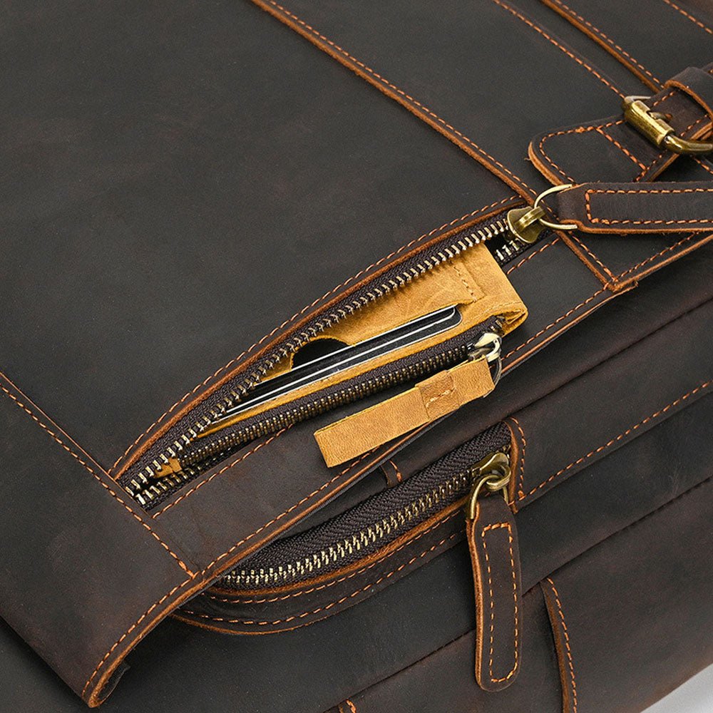 Statesman Leather Travel Backpack - Moderno Collections