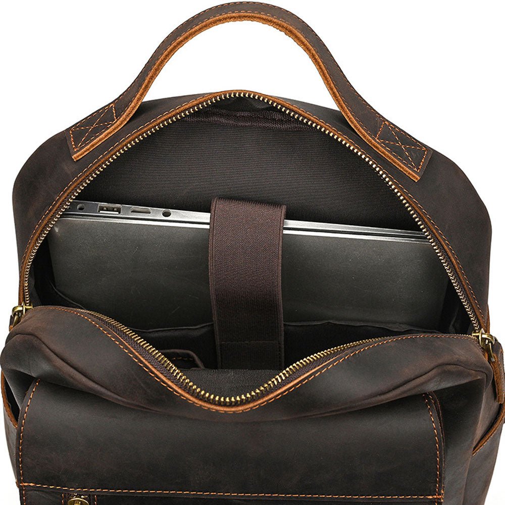 Statesman Leather Travel Backpack - Moderno Collections