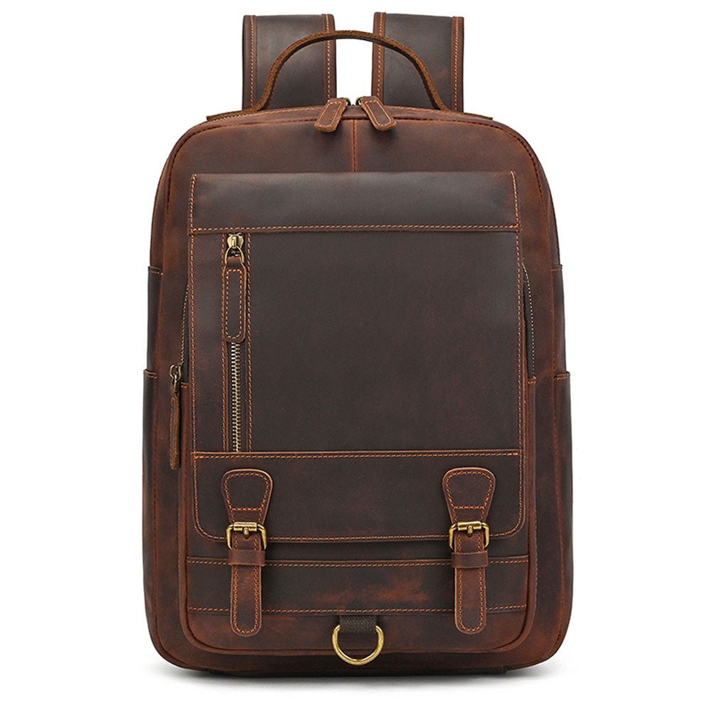 Statesman Leather Travel Backpack - Moderno Collections