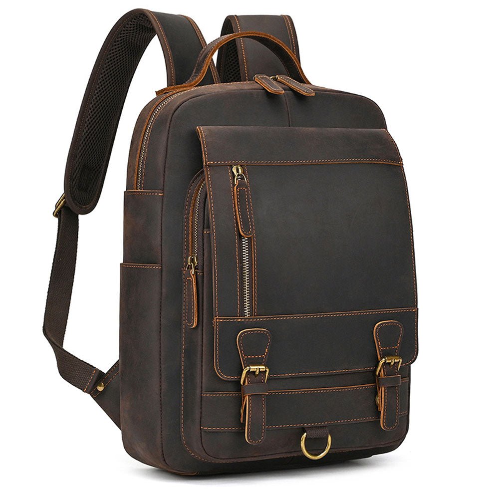 Statesman Leather Travel Backpack - Moderno Collections