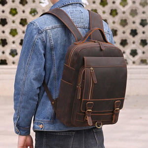 Thumbnail for Statesman Leather Travel Backpack - Moderno Collections