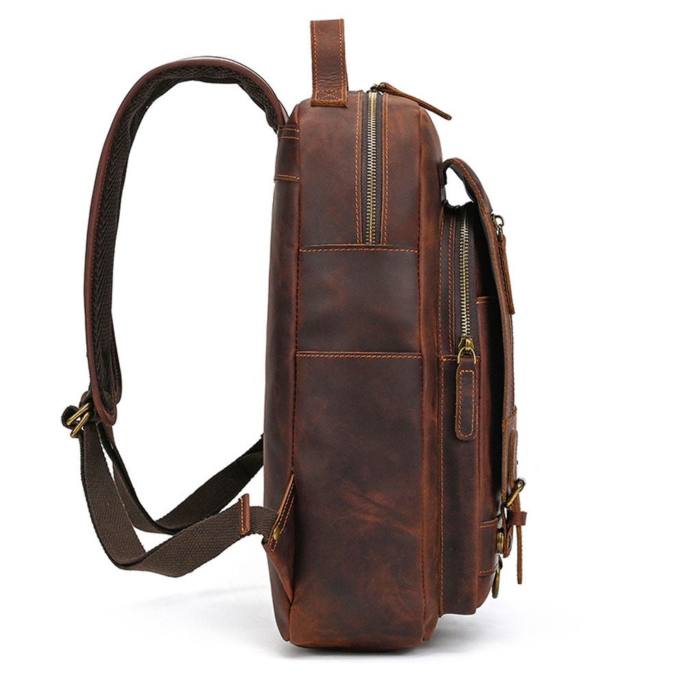Statesman Leather Travel Backpack - Moderno Collections
