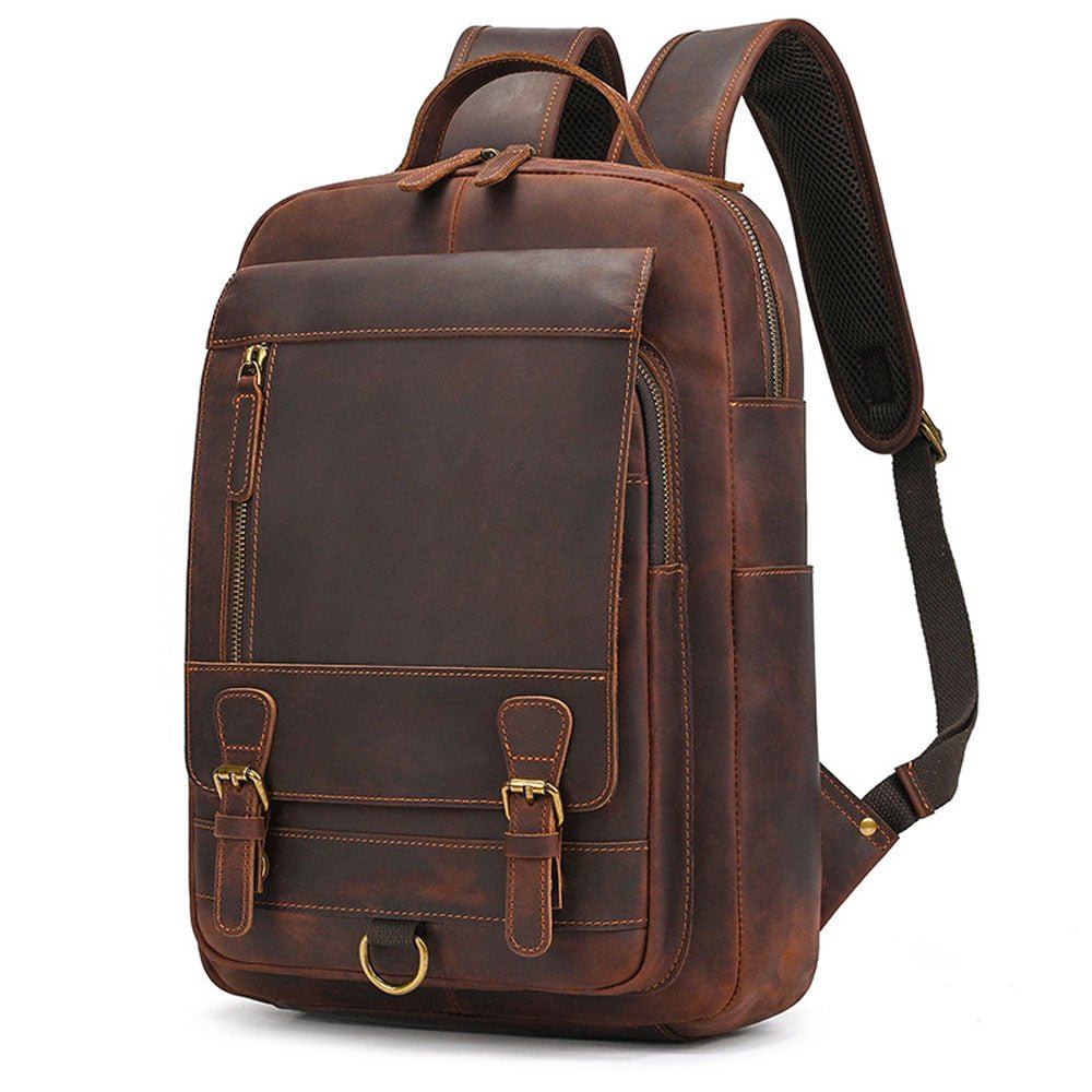 Statesman Leather Travel Backpack - Moderno Collections