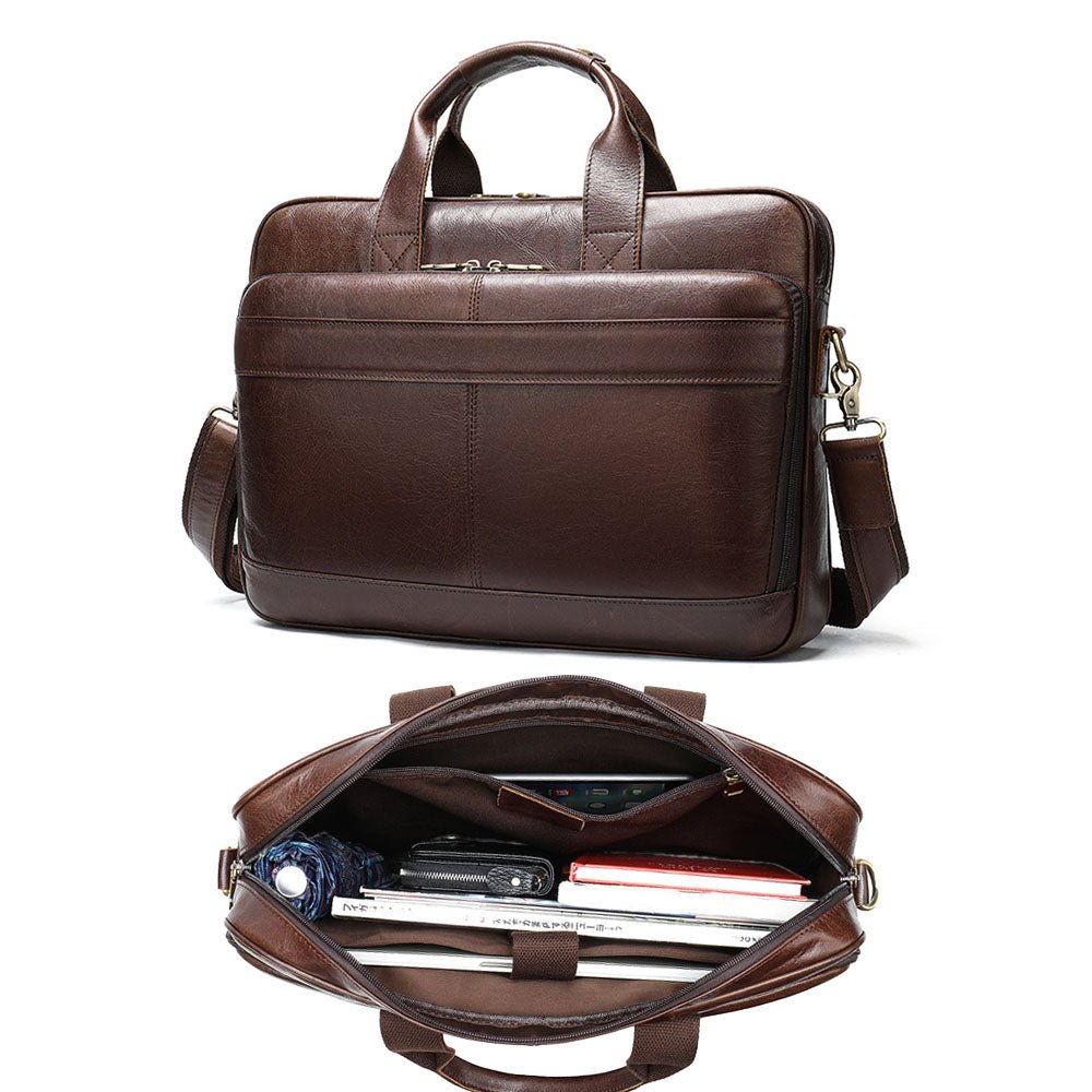 StridePack Leather Messenger Bag - Moderno Collections
