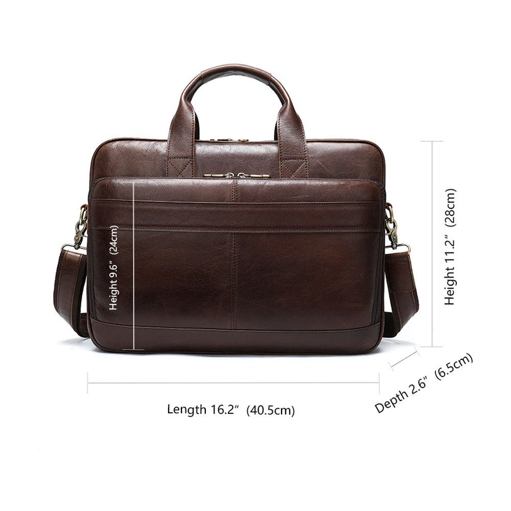 StridePack Leather Messenger Bag - Moderno Collections