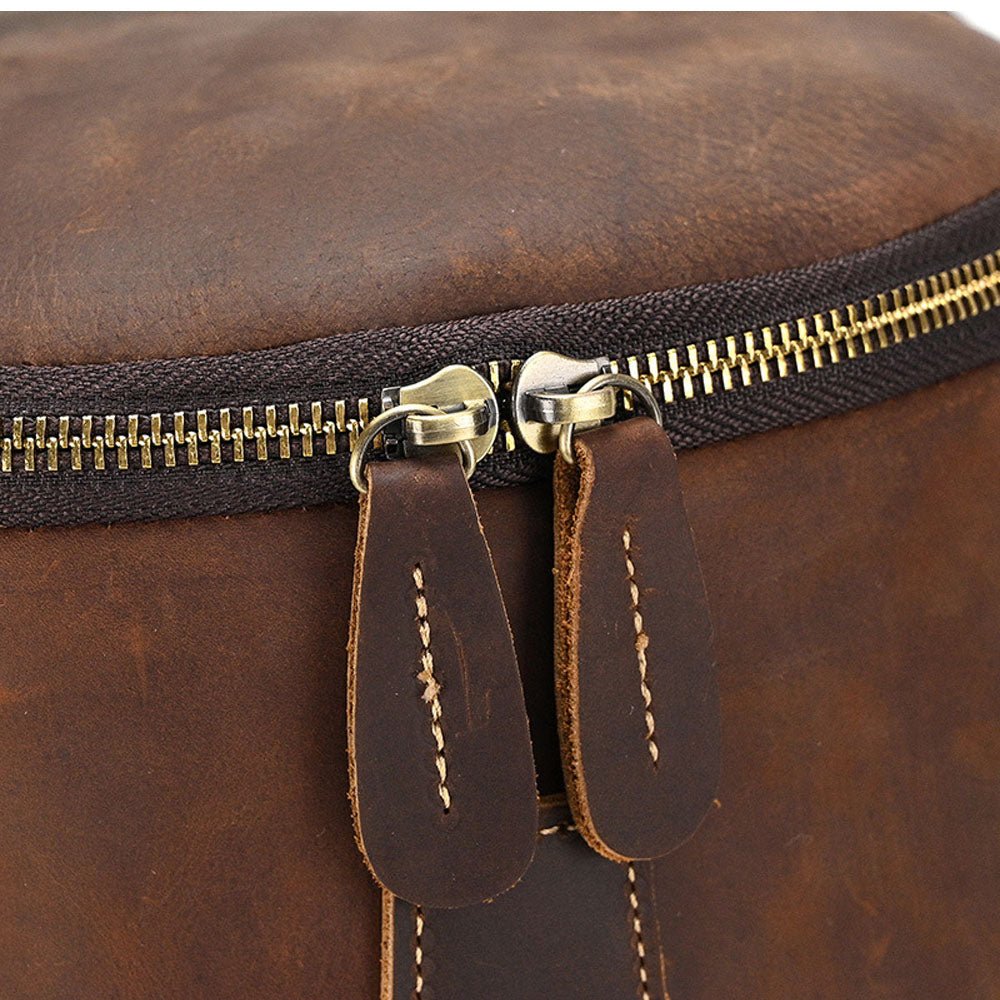 Tri - Carry Travel Leather Backpack - Moderno Collections