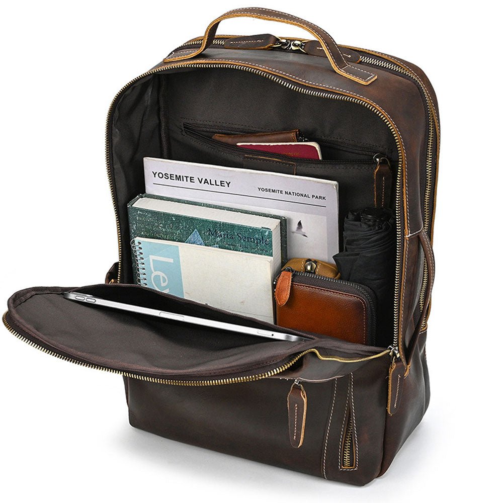 Vagabond Vintage Leather Backpack - Moderno Collections