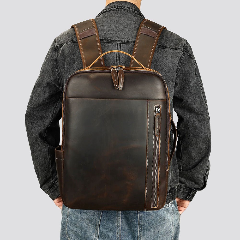 Vagabond Vintage Leather Backpack - Moderno Collections