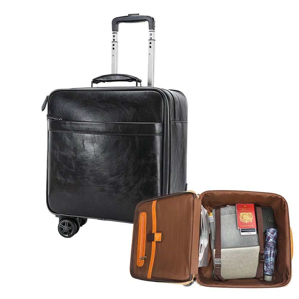 Vanguard Leather Suitcase - Moderno Collections