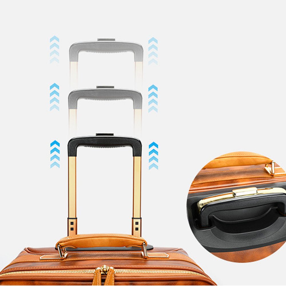 Vanguard Leather Suitcase - Moderno Collections