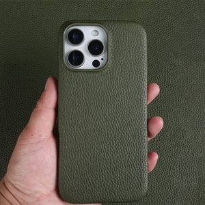 Thumbnail for VelourArc Leather iPhone Case - Moderno Collections