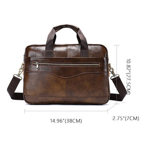 Thumbnail for Virelo Alloy Leather Messenger Bag - Moderno Collections