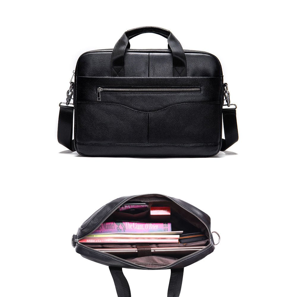 Virelo Alloy Leather Messenger Bag - Moderno Collections