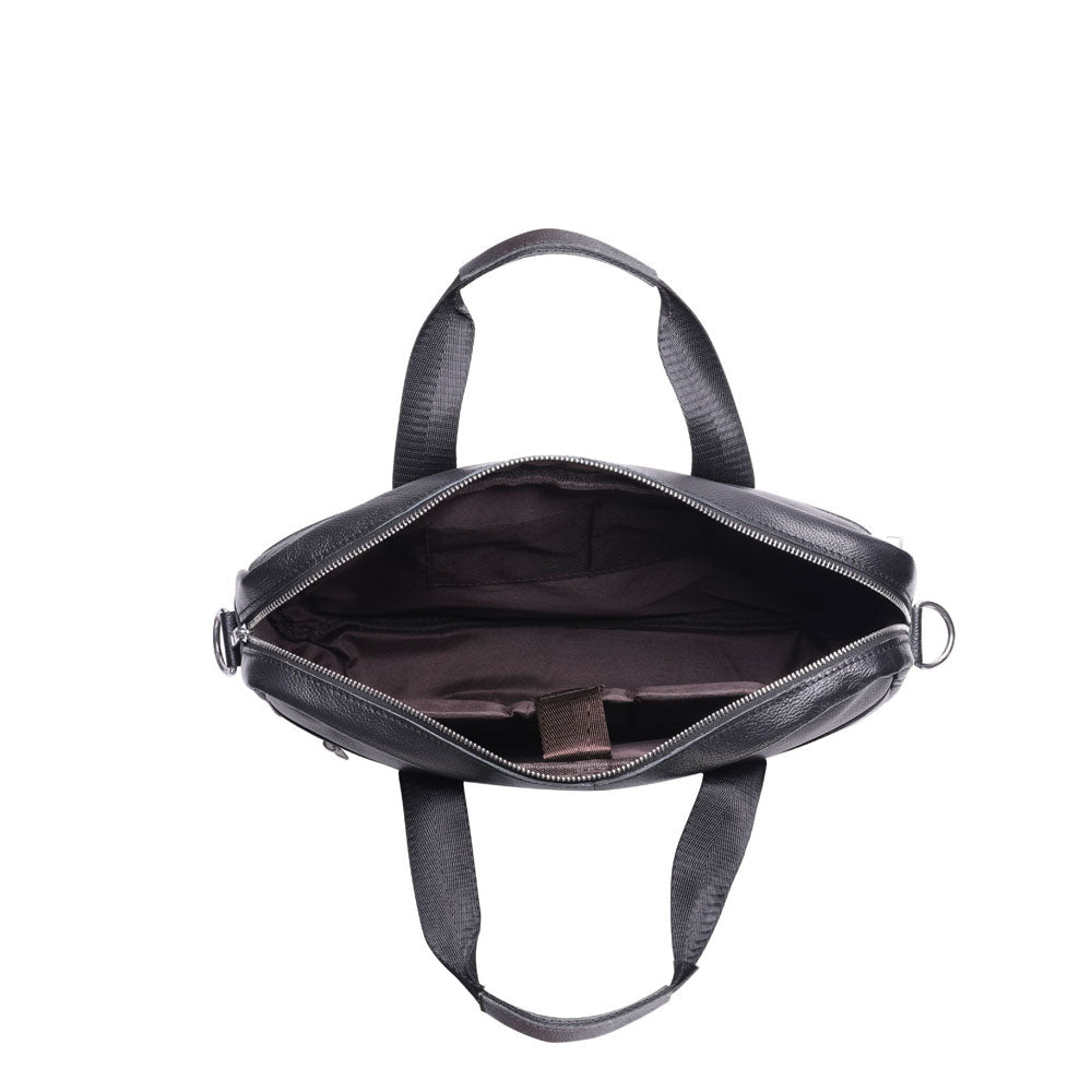 Virelo Alloy Leather Messenger Bag - Moderno Collections