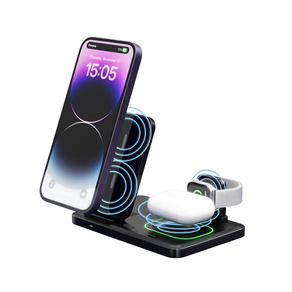 ChargeSymphony Trio: Multidevice Wireless Charger - Moderno Collections