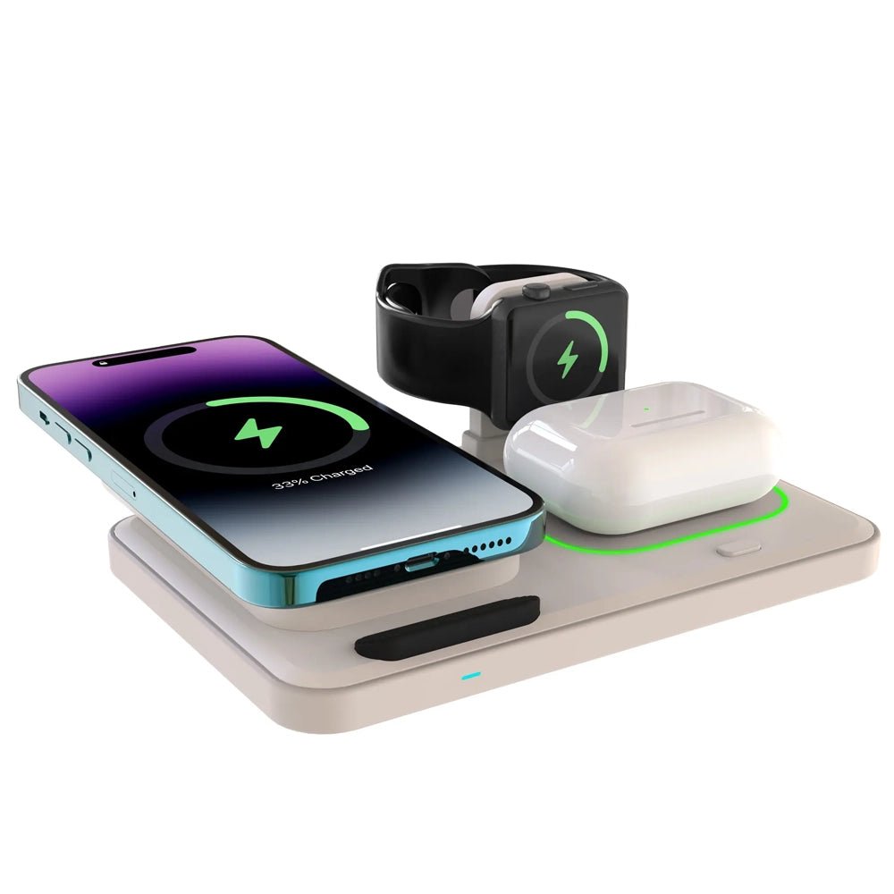 ChargeSymphony Trio: Multidevice Wireless Charger - Moderno Collections