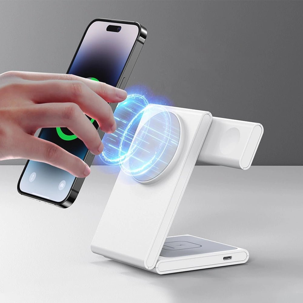 FlexCharge Trio: 3-in-1 Wireless Charger - Moderno Collections