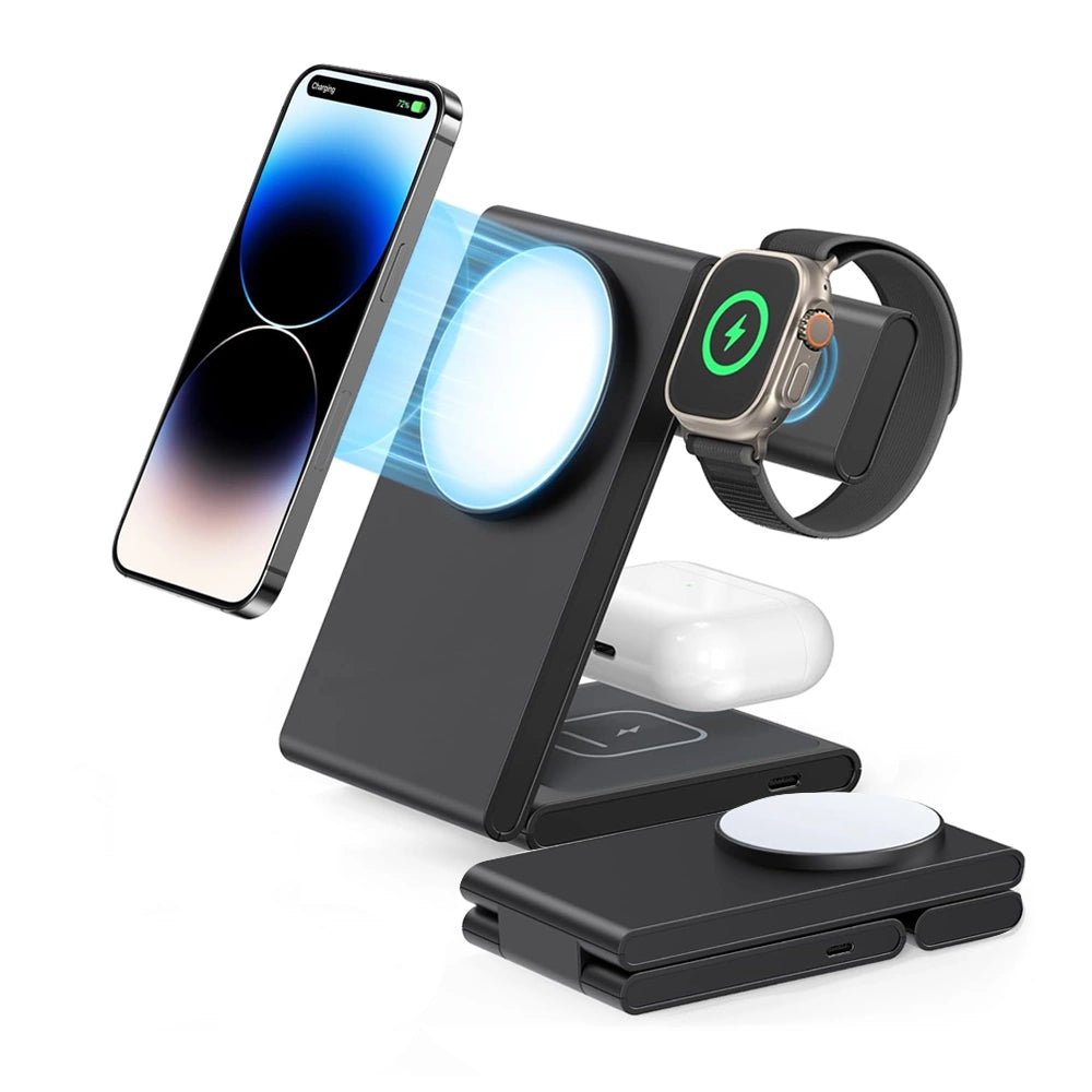 FlexCharge Trio: 3-in-1 Wireless Charger - Moderno Collections