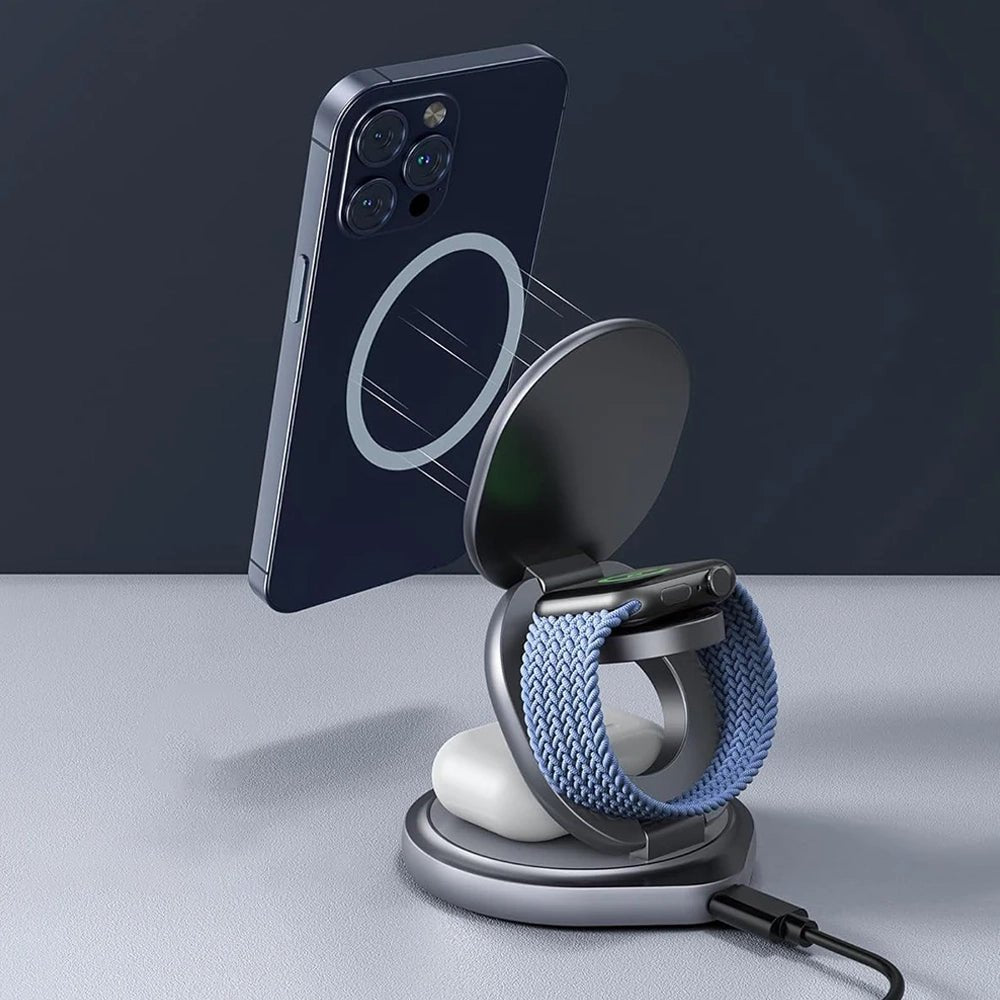 MagFlex Trio 3 in 1 Wireless Charging Station - Moderno Collections