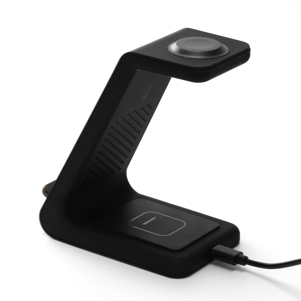 Premium 3 in 1 Fast Wireless Charging Stand for iPhone, Apple Watch & AirPods - Moderno Collections