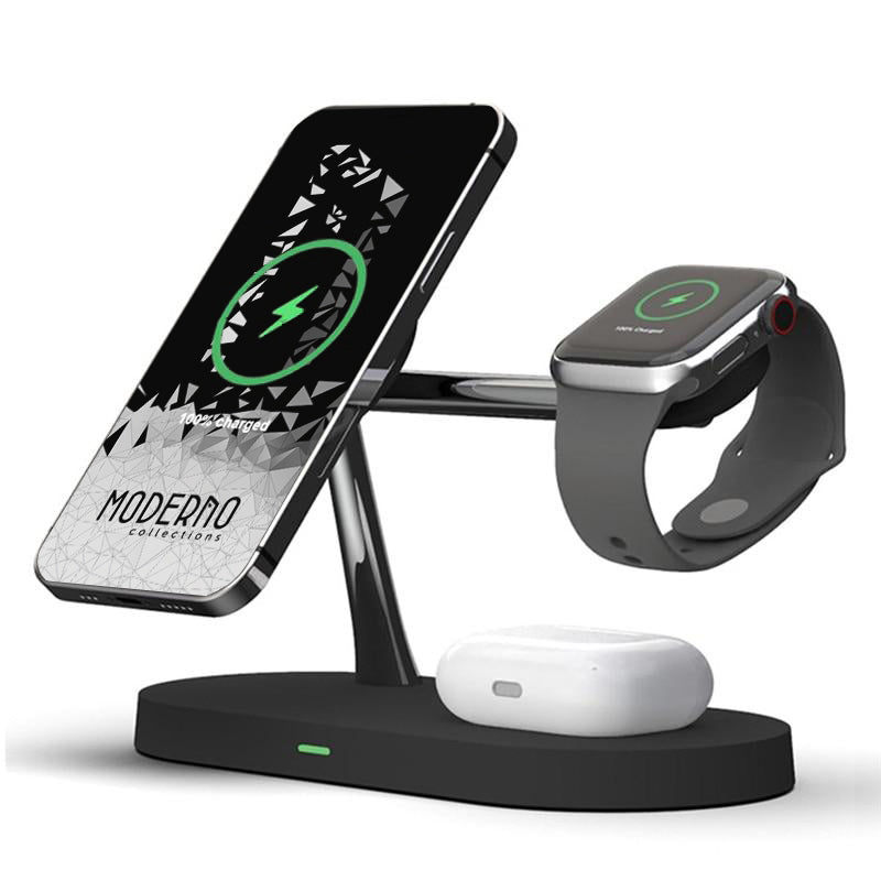 Premium MagSafe 3 in 1 Fast Wireless Charging Stand - Moderno Collections